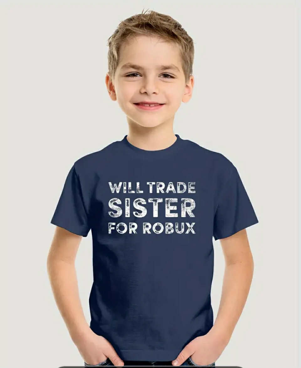 Will trade sister for robux (age 7-8)