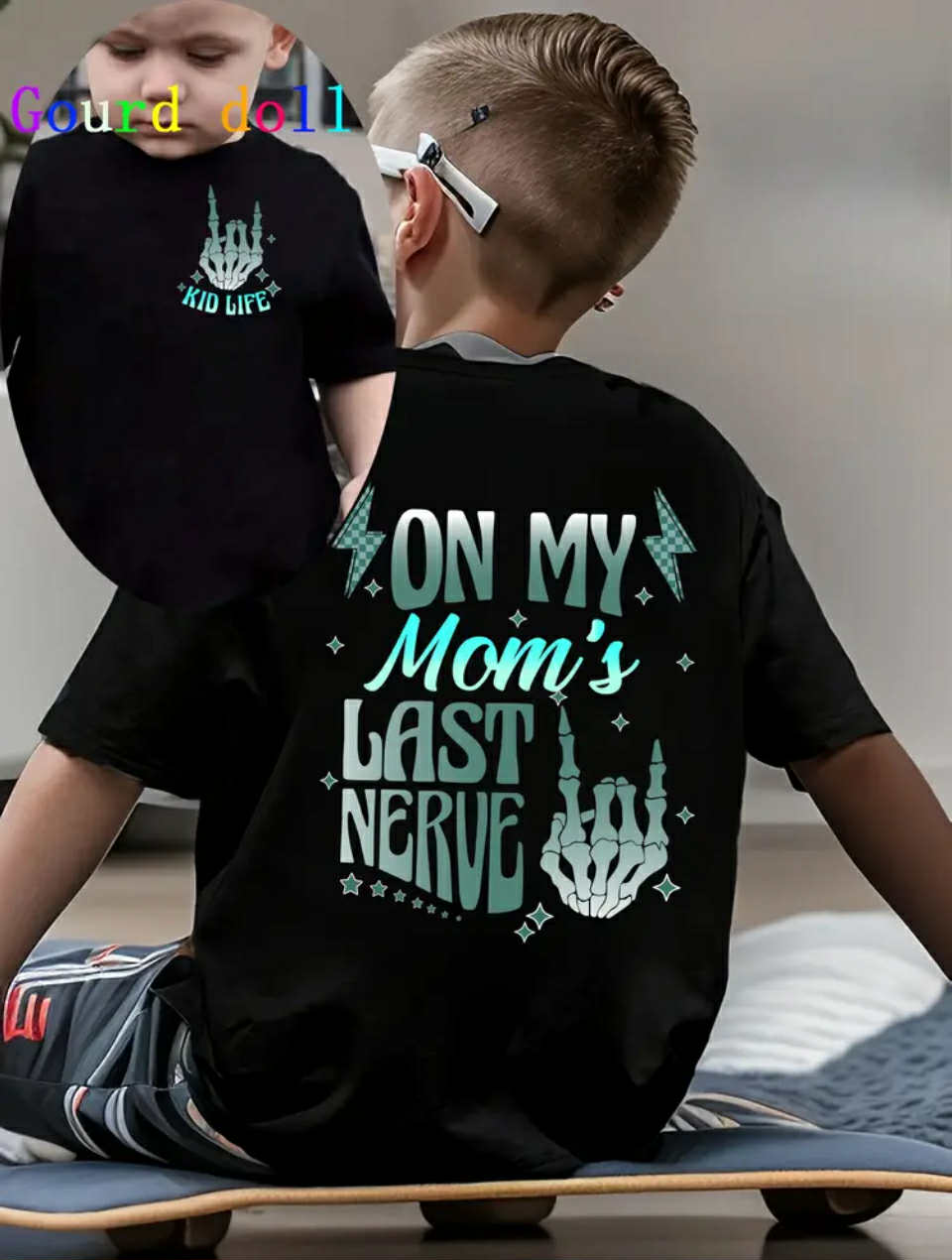 On my Mum's last nerve kids t shirt