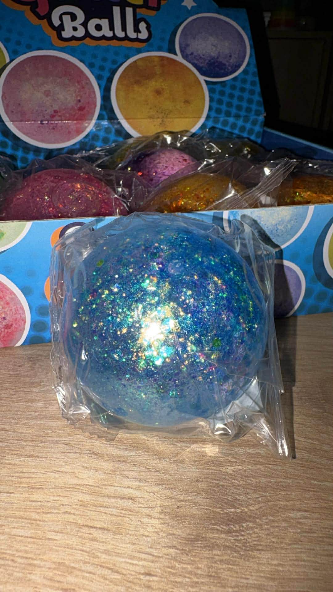 sugar maltose glitter ball squishy toy
