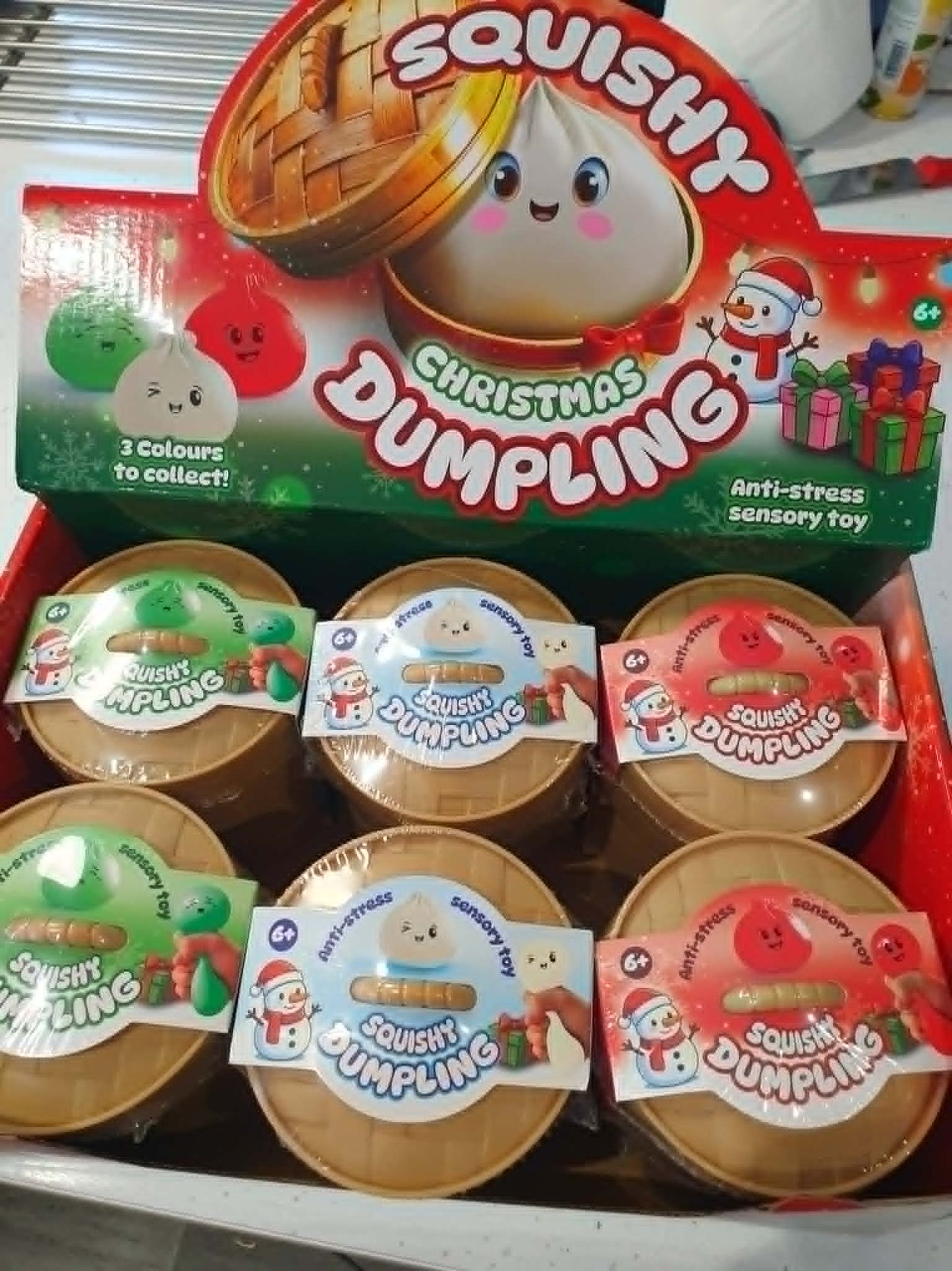 Christmas Squishy Dumpling mystery toy,
