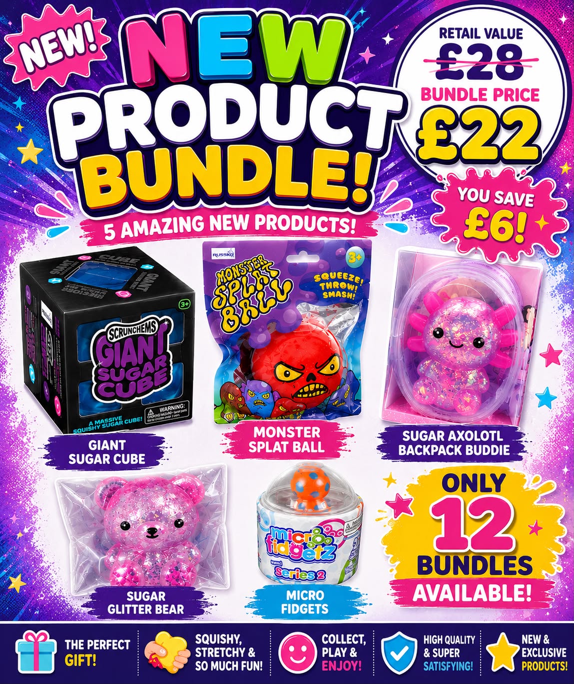 New Product Bundle, 5 pieces