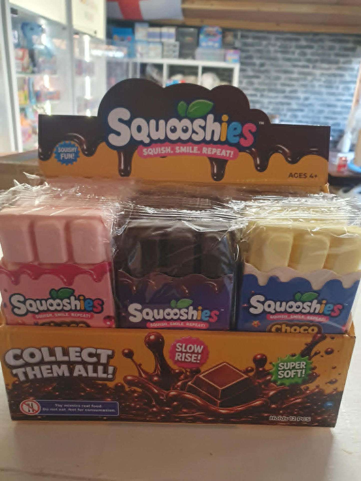 Chocolate squishy sensory toy