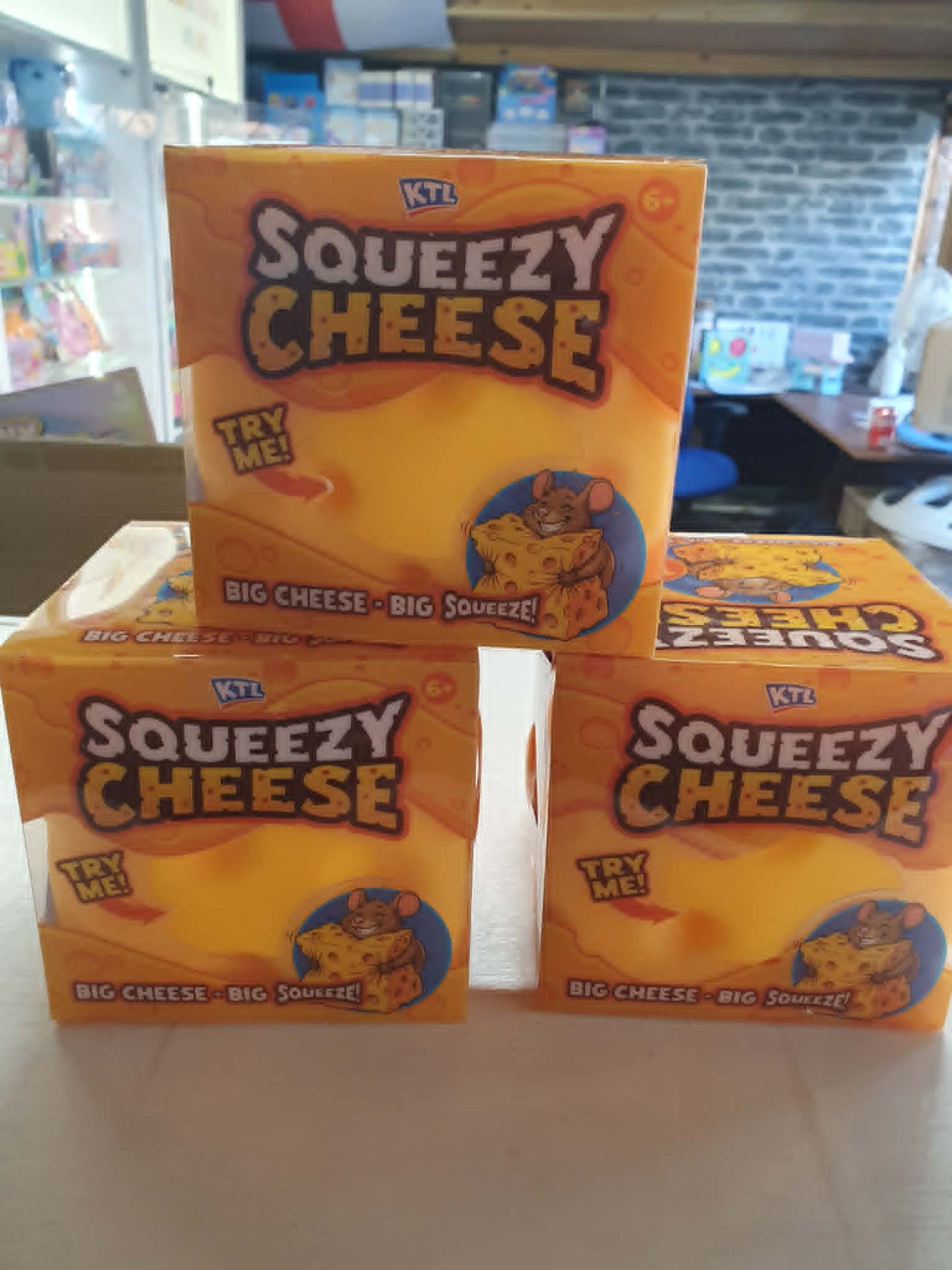 Viral KTL dough filled giant cheese, toy
