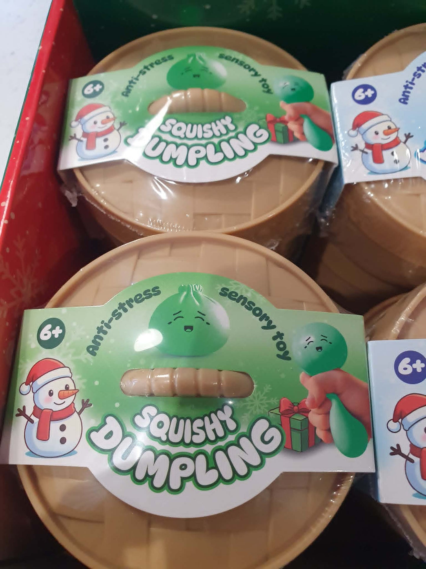 Christmas Squishy Dumpling mystery toy,