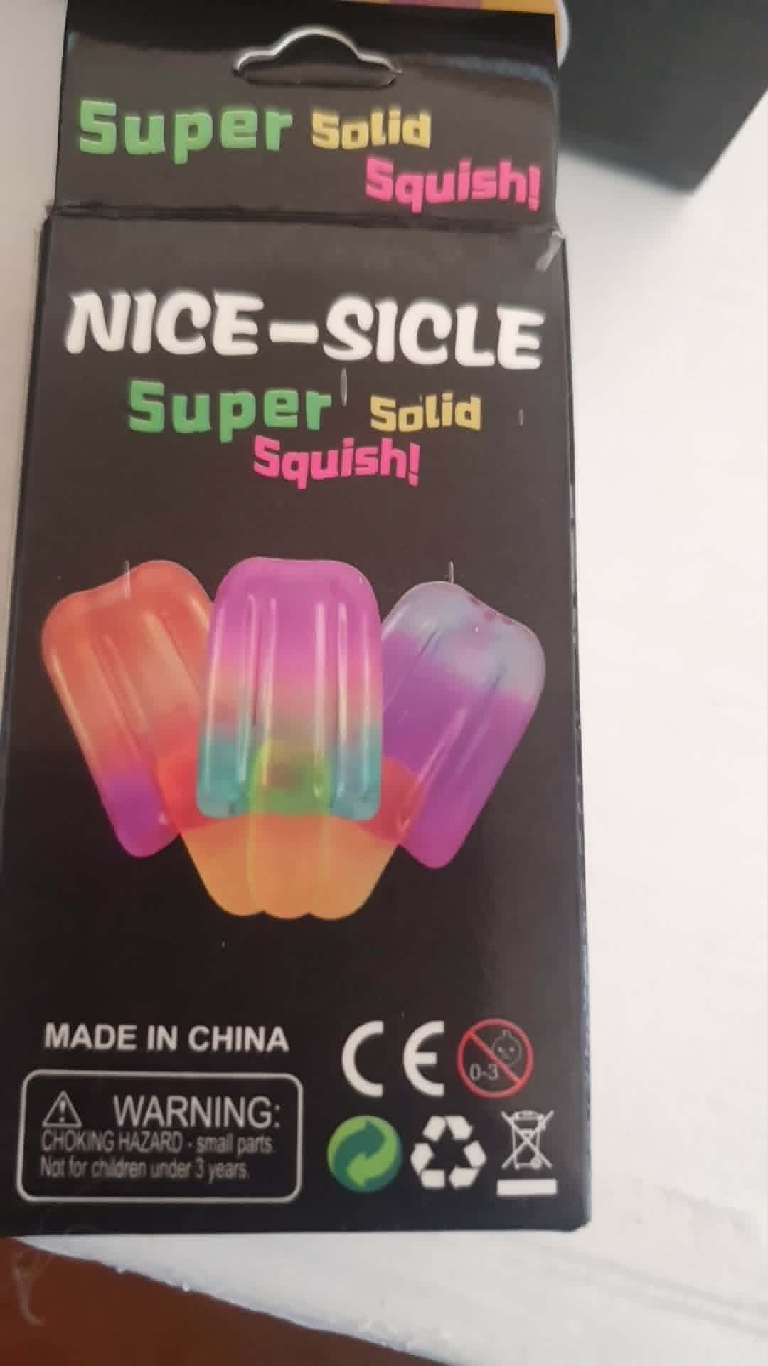 Nice-sicle squishy ice lolly sensory toy