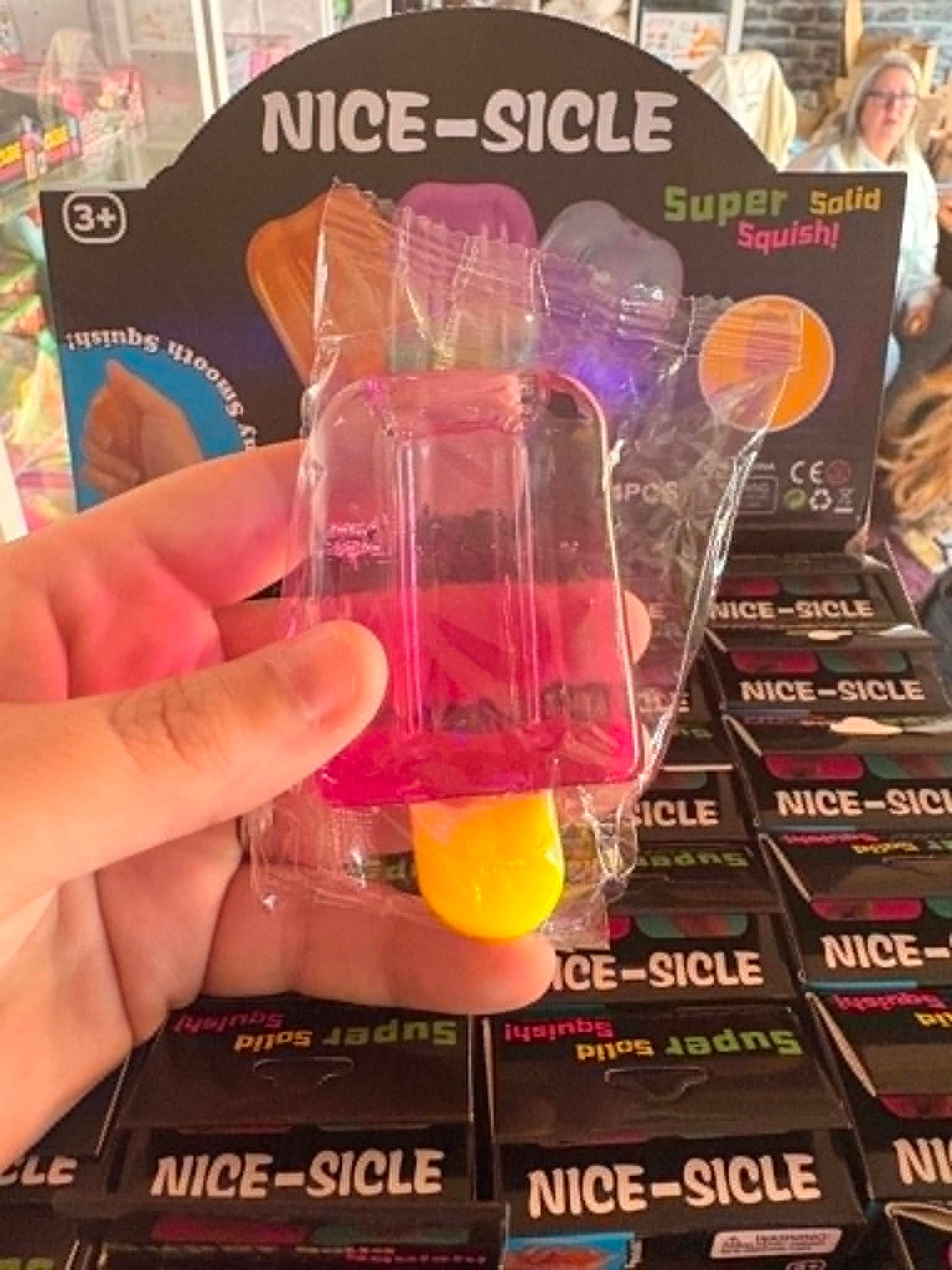 Nice-sicle squishy ice lolly sensory toy